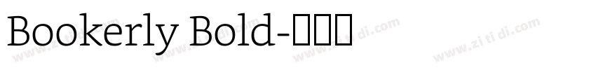 Bookerly Bold字体转换